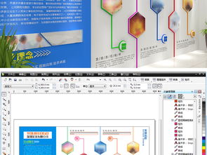 企业发展历程公司介绍企业文化墙图片 设计效果图下载 办公室文化墙图大全 编号 17825173